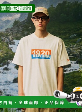 韩国直邮NEWERA 13546364-WHITET恤高档舒适时尚百搭 简约高级感