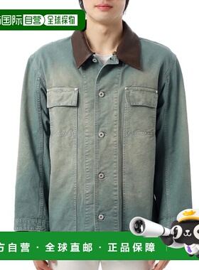 韩国直邮AURALEE 有机棉鸭绒夹克 (A25SB01CD 灰绿色) 夹克