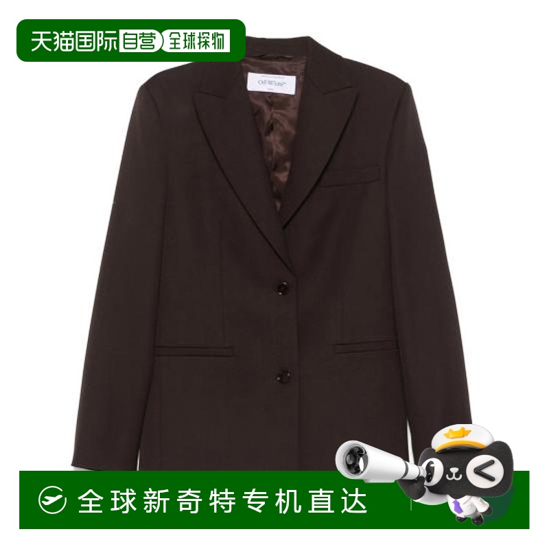 韩国直邮OFF WHITE25SS西装外套女OWEF099S25FA B001 6G01 BROWN