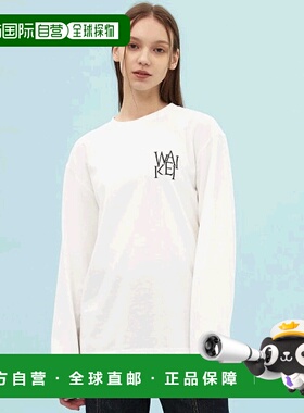 韩国直邮WAIKEI韩国小众设计师狗狗图案时尚日常T恤YK22SSTS02