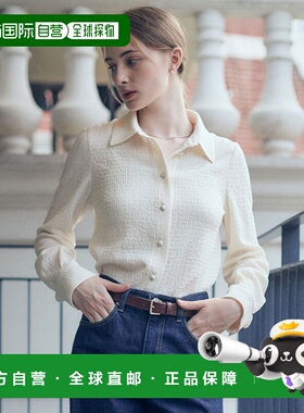 韩国直邮LOEUVRE 女士雪纺衫 Crinkle Blouse SW2AB711-03