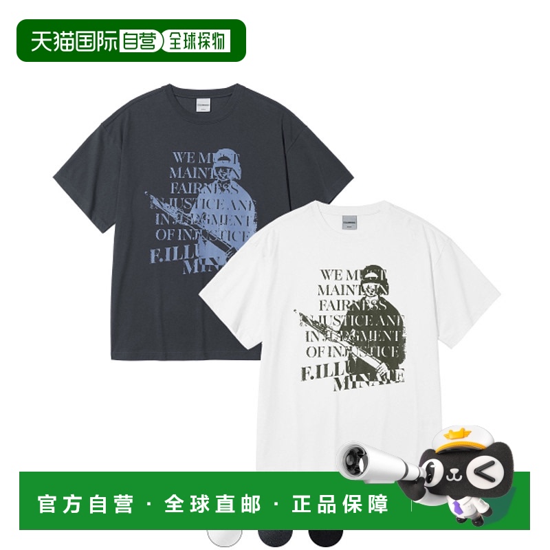 韩国直邮FILLUMINATE 公用T恤Judgment Round T-Shirt Judgment R