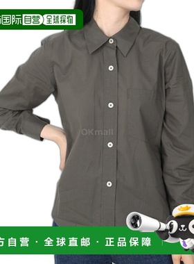 韩国直邮Margaret Howell 简约衬衫 - 灰绿色 (WOSH0264S24FXT GG