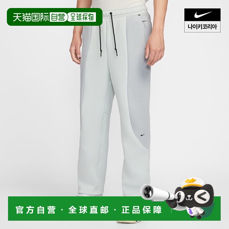 韩国直邮NIKE 耐克 Tech 拼色开边男士抓绒长裤 IF1324-034