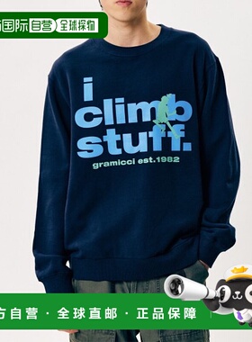 韩国直邮GRAMICCI 男士24年新款山系户外运动休闲卫衣G4SU-J093