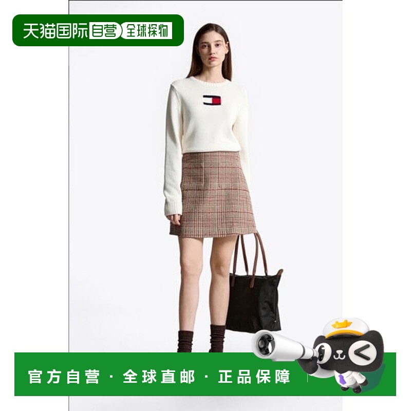 韩国直邮TOMMY HILFIGER T22F7WSC061WT1 格子迷你裙