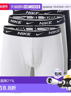 韩国直邮NIKE M EVERYDAY 棉质弹力平角内裤 3 条装 (KE1007-MP1)
