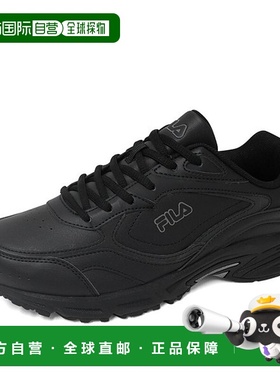 韩国直邮FILA Whella FILA Tartan V4 男式跑步鞋运动鞋 三层黑色