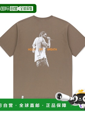 韩国直邮MAHAGRID 男士T恤MG2EMMT522DMC HOLD MY BREATH TEE MOC