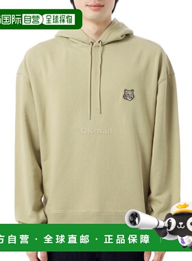 韩国直邮MAISON KITSUNE 大胆狐狸头贴片大连帽衫 (LM00705KM0001