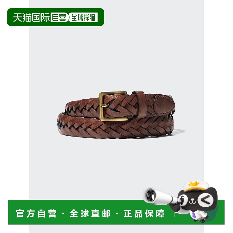 1h可退 韩国直邮uniqlo  腰带优衣库真皮