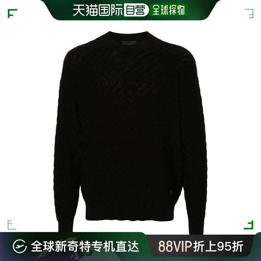 韩国直邮EMPORIO ARMANI24SS毛衣男3D1MXF1MPEZF018 Black