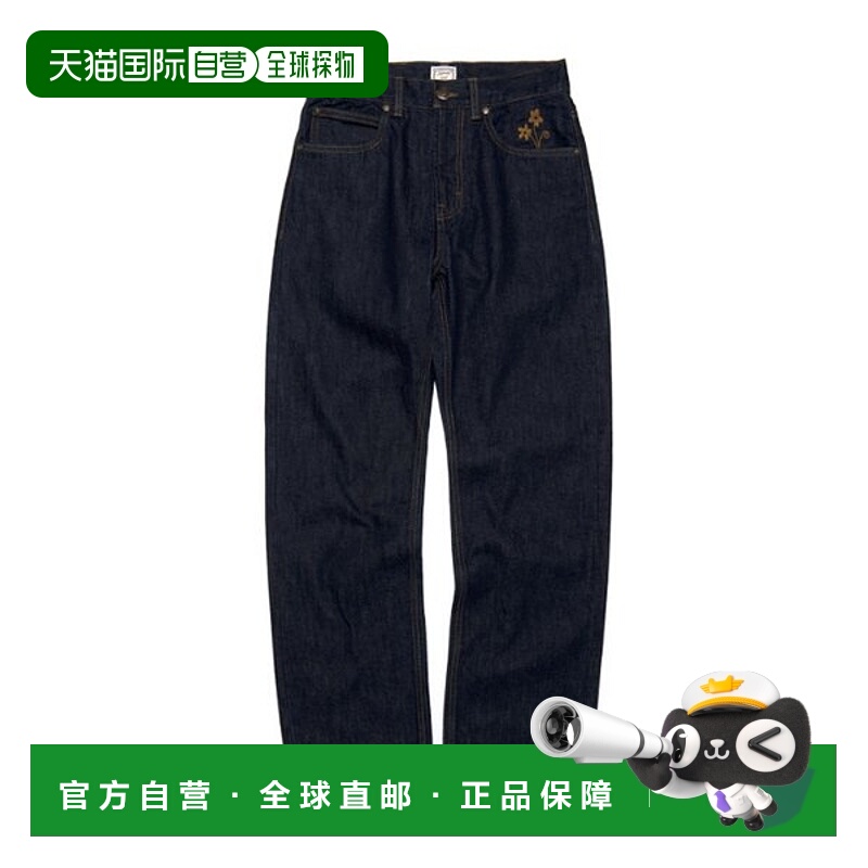 韩国直邮LEE Lee Lee X Saytouche 直筒版型靛蓝低腰牛仔长裤 LE2