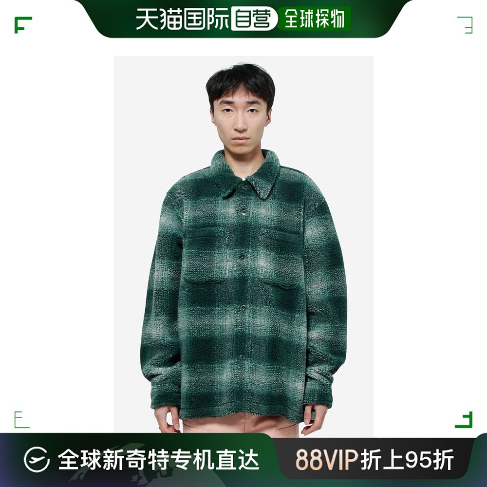 韩国直邮STUSSY23SS长袖衬衫男113291 118511SPGREEN