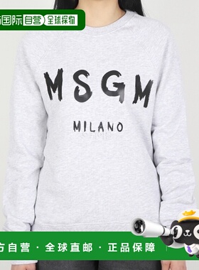 韩国直邮MSGM 2000MDM513 200003 94 女士纯棉长袖圆领卫衣