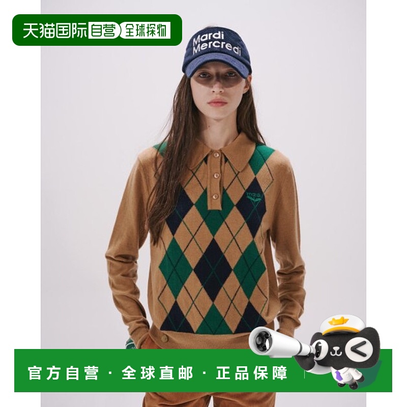 韩国直邮MARDI MERCREDI ACTIF 毛针织衫AFK33KPO002CMGN学院风
