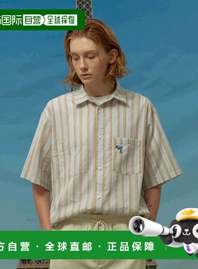 韩国直邮WAIKEI韩国小众设计师狗狗图案时尚日常衬衫YK21SSSH06