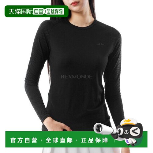 韩国直邮J.LINDEBERG Bella Wool 长袖T恤（AWJT10672-9999） 底