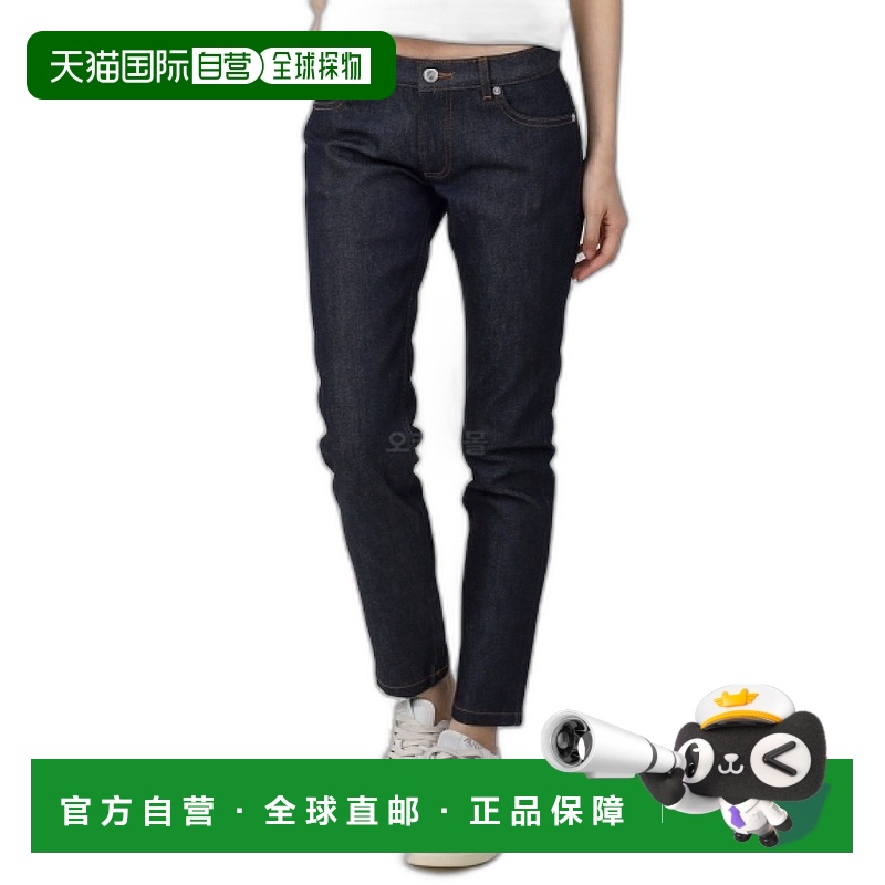 韩国直邮A.P.C牛仔裤男女同款黑色时尚宽松舒适COZZI F09042 IAI