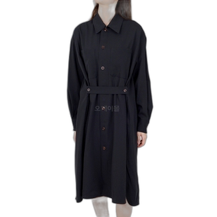 韩国直邮Lemaire 两口袋衬衫式连衣裙 (DR1000 LF1042 998) 一块