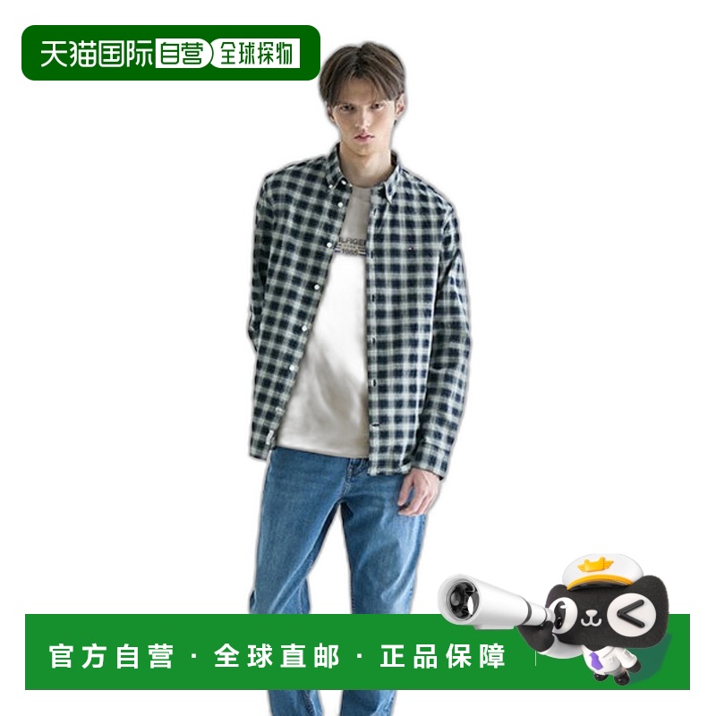 韩国直邮TOMMY HILFIGER 男士男衬衫T12E0WSH070MT10MS