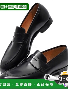 韩国直邮Crockett & Jones Crawford 黑色小牛皮 (25859A-C01L3)