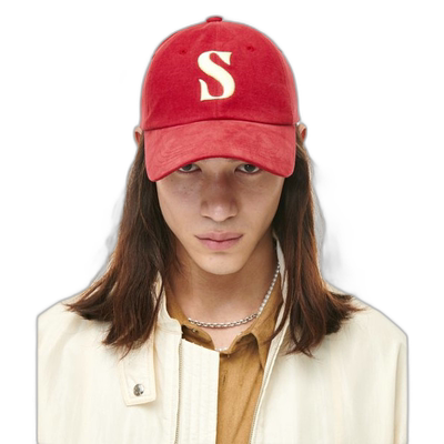 韩国直邮SATUR设计师款大气简约日常休闲个性棒球帽SA23SSUA41RD