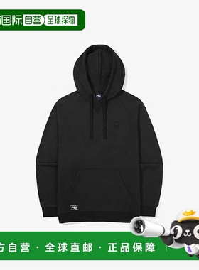 韩国直邮FILA wheela 连帽衫 PQF FS2POG3110X-BLK 白色摇滚图案