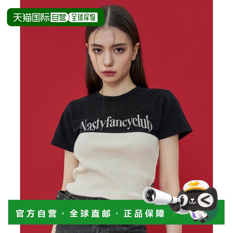 韩国直邮NASTY FANCY CLUB街头辣妹潮牌青春休闲时尚春夏新款T恤F
