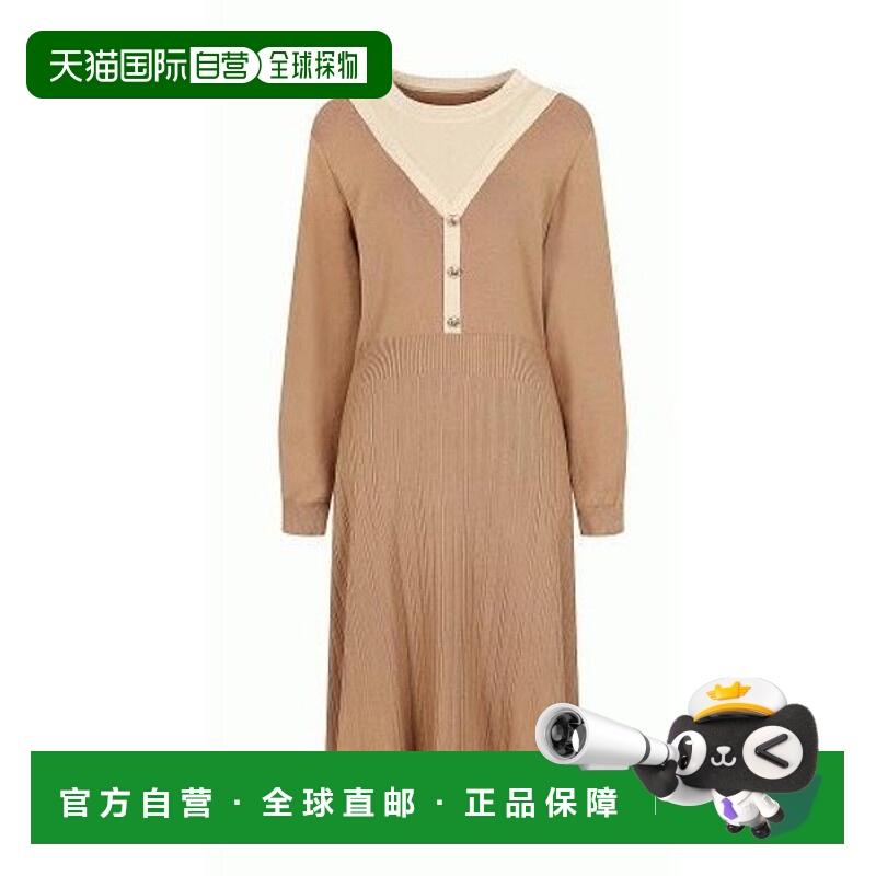 韩国直邮THE IZZAT 女式彩色尖头纽扣针织连衣裙 IMCP1OP02SG