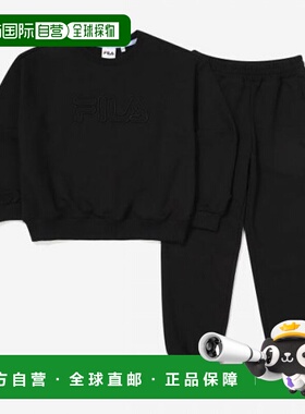 韩国直邮FILA KIDS 童鞋童装斐乐绒衫 1200FK2FSF1103XBLK