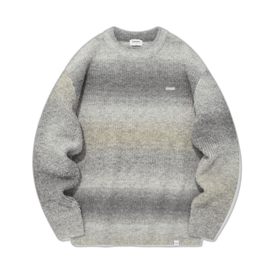 韩国直邮COVERNAT 男针织CO2303KT10GR公用GRADATION CREWNECK KN