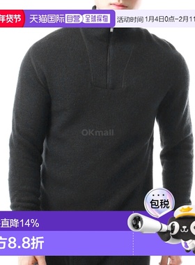 韩国直邮WoolPower 拉链龟领 400 黑色 (男装 7224) 长袖