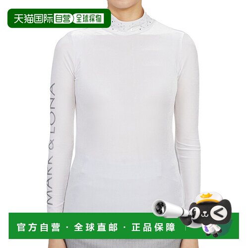 1h可退 韩国直邮MARK & LONA MLW 2D AU05 WHITE 女士 高尔夫长袖