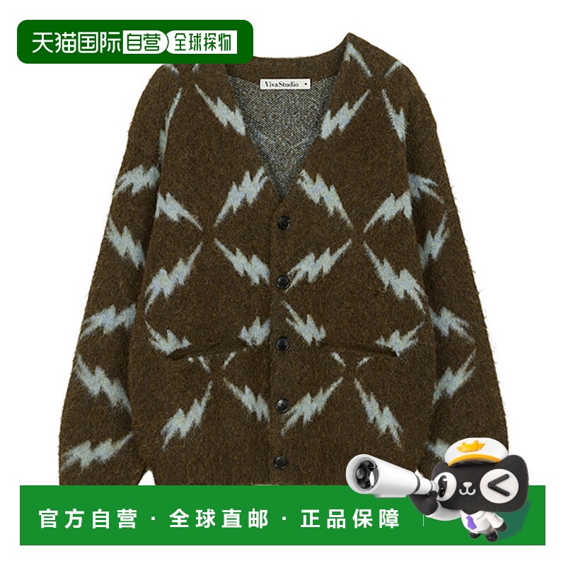 韩国直邮VIVASTUDIO 男士开衫VMSWCGKU02EBRA LIGHTNING JACQUARD
