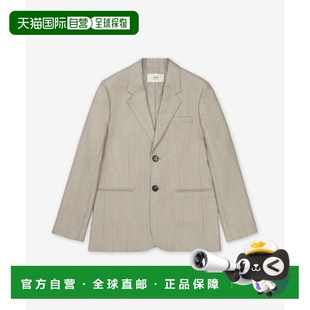 羊毛 外套FBV111WV0065725SS25新款 韩国直邮AMI 女士运动茄克