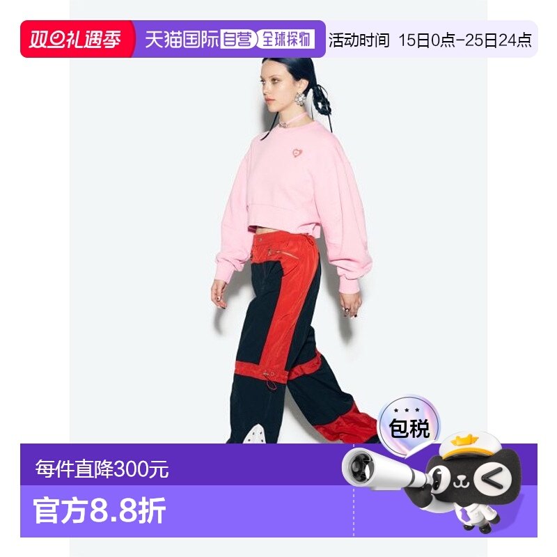 韩国直邮ASIF CALIE 女士女士卫衣/绒衫CA24ASW003PK CROP SWEATSH