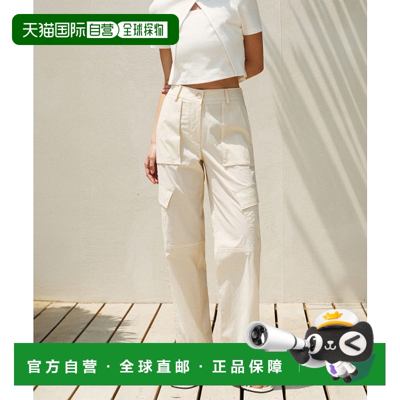韩国直邮RE RHEE 女士女装休闲裤RQ2SLO061-0-CR WIDE LEG CARGO P
