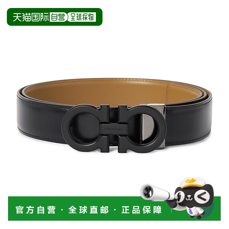 1h可退 韩国直邮ferragamo 男士 腰带菲拉格慕牛皮休闲