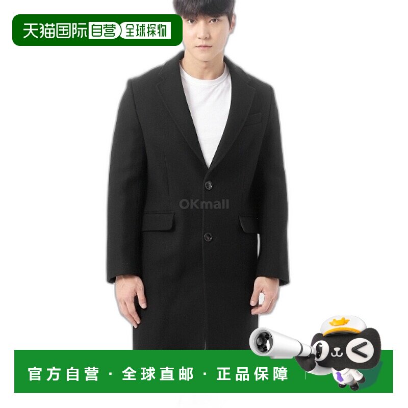 韩国直邮AMI 两粒扣大衣 (HCO010 WV0049 001) 外套男装西装