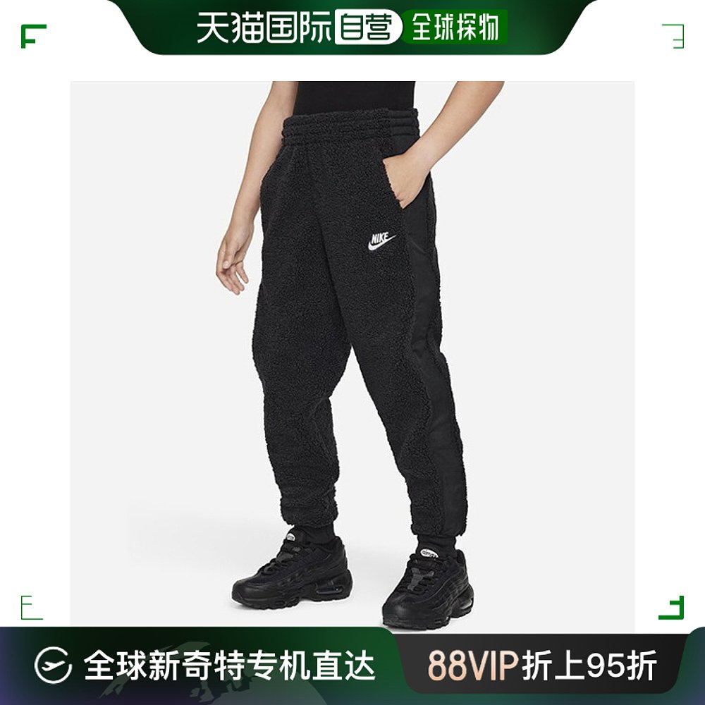 韩国直邮Nike运动长裤 CQK FJ6021-010运动服俱乐部抓绒衣