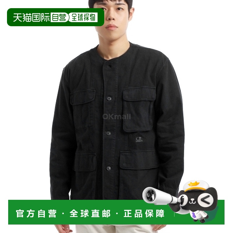 韩国直邮CP COMPANY 铠装弹力缎面无领外套式衬衫 (17CMOS161A 11