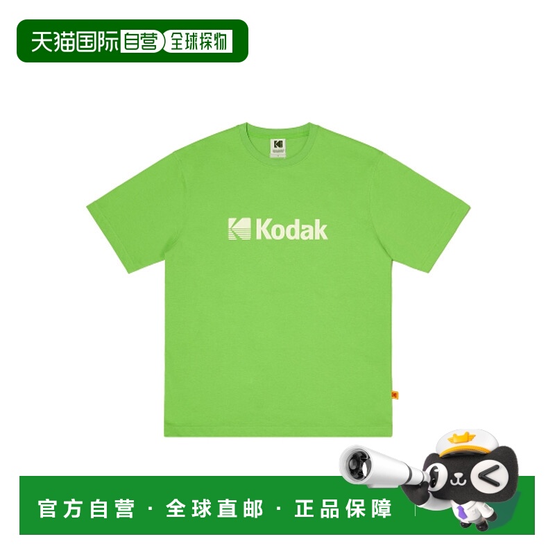 韩国直邮KODAK正品新款美式校园时尚运动男款T恤K4223ERS26GRN