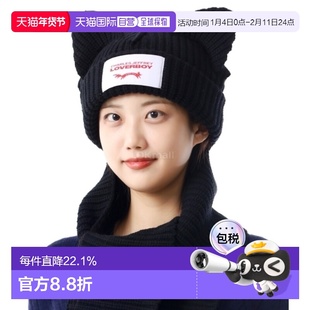 韩国直邮CHARLES JEFFREY LOVERBOY 粗耳朵毛线帽围巾 (041130202