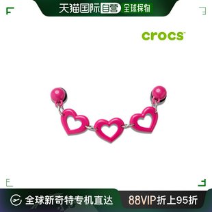 鏈條 復古 Crocs 韩国直邮Crocs 凉鞋 心形 官方產品 运动沙滩鞋