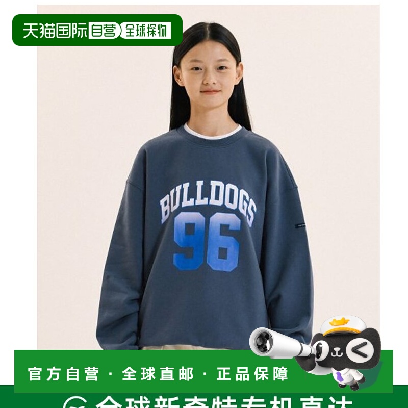 韩国直邮YALE 96 BULLDOGS BASKETBALL CREWNECK NAVY男针织YD07C