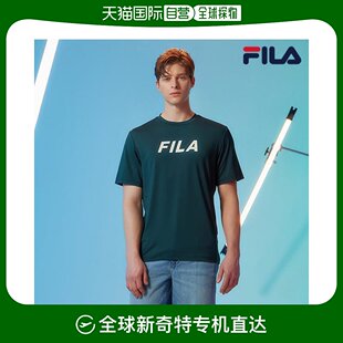 运动T恤 FILA 男士 韩国直邮Fila 圆领T恤 FE2RSD5994M_DKH