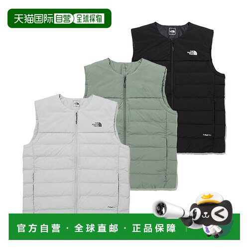 韩国直邮北面THE NORTH FACE 户外休闲运动拉链圆领保暖羽绒马甲