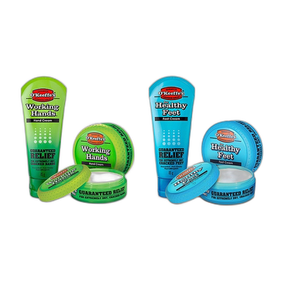 韩国直邮OKeeffes奥可菲手部足部护手霜*4瓶奥基夫保湿防干裂正品