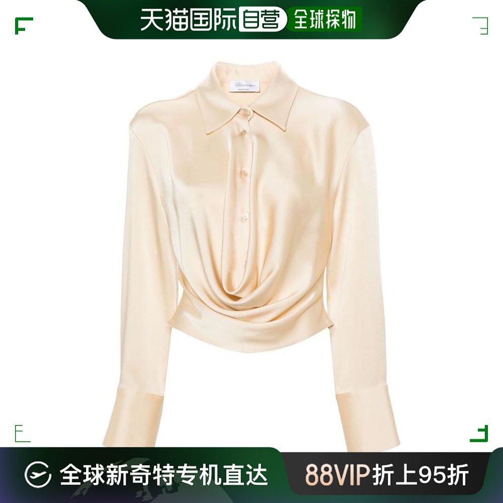 韩国直邮BLUMARINE24SS衬衫女P422C243A N0104ANGORA 女装/女士精品 衬衫 原图主图